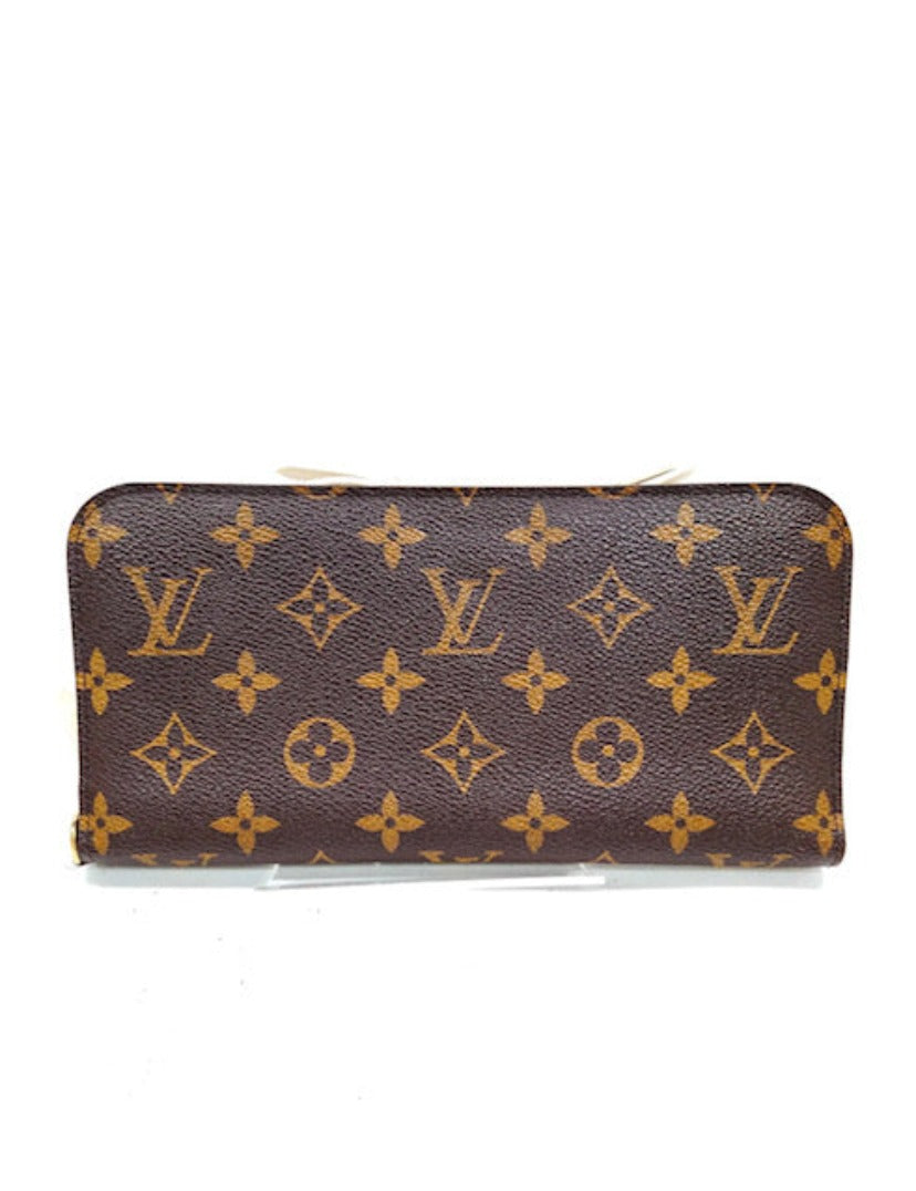 EXC! Louis Vuitton Monogram Insolite Wallet Blue Fleuri